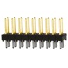 Samtec TSW Series Straight Through Hole Pin Header 18 Contacts 2.54 mm Pitch 2 Row Unshrouded TSW-109-07-L-D
