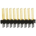 Samtec TSW Series Straight Through Hole Pin Header 18 Contacts 2.54 mm Pitch 2 Row Unshrouded TSW-109-14-L-D