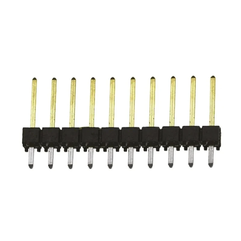 Samtec TSW Series Straight Through Hole Pin Header 10 Contacts 2.54 mm Pitch 1 Row Unshrouded TSW-110-14-L-S
