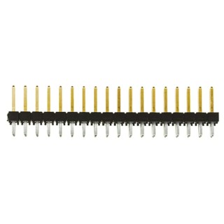Samtec TSW Series Straight Through Hole Pin Header 36 Contact 2.54 mm Pitch 2 Row Unshrouded TSW-118-07-L-D