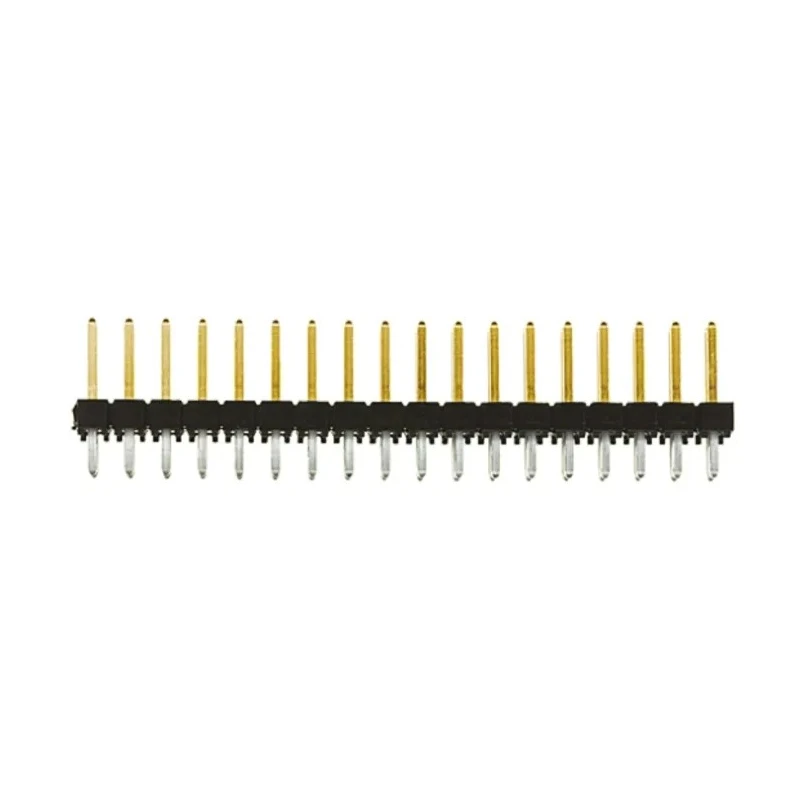 Samtec TSW Series Straight Through Hole Pin Header 36 Contact 2.54 mm Pitch 2 Row Unshrouded TSW-118-07-L-D