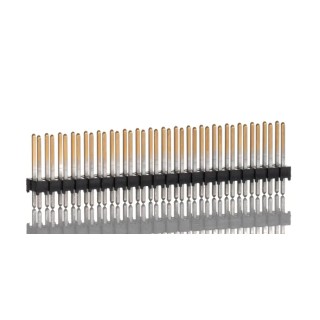 Samtec TSW Series 40 Contact Straight Through Hole Pin Header 2.54 mm Pitch 2 Row Unshrouded TSW-120-14-L-D