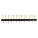 Samtec TSW Series 22 Contact Straight Through Hole Pin Header 2.54 mm Pitch 1 Row Unshrouded TSW-122-14-L-S