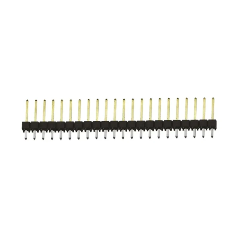 Samtec TSW Series 22 Contact Straight Through Hole Pin Header 2.54 mm Pitch 1 Row Unshrouded TSW-122-14-L-S