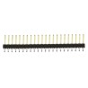 Samtec TSW Series 22 Contact Straight Through Hole Pin Header 2.54 mm Pitch 1 Row Unshrouded TSW-122-14-L-S