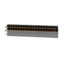 Samtec TSW Series Straight Through Hole Pin Header, 40 Contacts, 2 Row, 2.54 mm Pitch, 7.6A Current Rating TSW-120-07-L-D