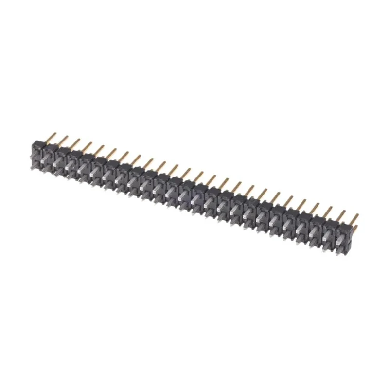 Samtec TSW Series Straight Through Hole Pin Header, 50 Contacts, 2.54 mm Pitch, 2 Row, Unshrouded TSW-125-07-L-D