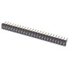 Samtec TSW Series Straight Through Hole Pin Header, 50 Contacts, 2.54 mm Pitch, 2 Row, Unshrouded TSW-125-07-L-D
