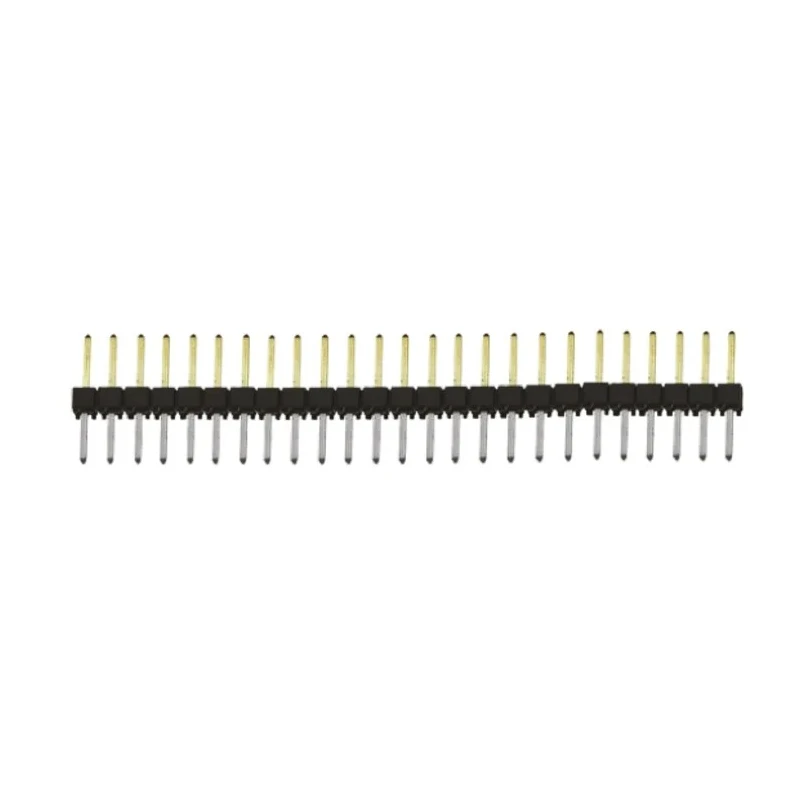 Samtec TSW Series Straight Through Hole Pin Header, 25 Contacts, 2.54 mm Pitch, 1 Row, Unshrouded TSW-125-08-L-S