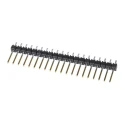 Samtec TSW Series Straight Through Hole Pin Header 20 Contacts 2.54 mm Pitch 1 Row Unshrouded TSW-120-14-L-S