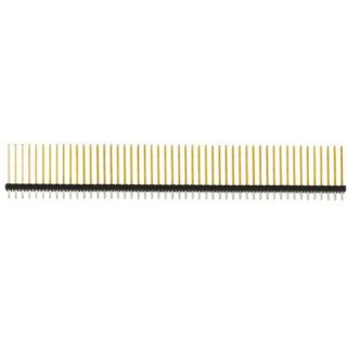 Samtec TSW Series Straight Through Hole Pin Header, 100 Contacts, 2.54 mm Pitch, 2 Row, Unshrouded TSW-150-17-L-D