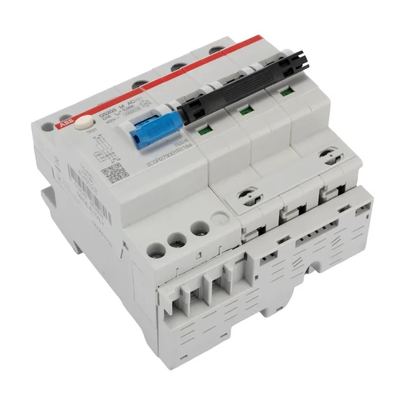 ABB Residual Current Circuit Breaker with Overload Protection 16A Current Rating 3-Pole 2CSR273001R1164 DS203 M AC-C16/0,03