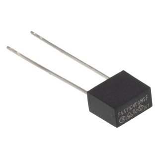 RS PRO Non-Resettable Fuse Radial 5A 250V Fast Acting Thermoplastic Body 767-5137