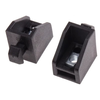 RS PRO Uniblock 40 mm Strut Profile, 8 mm Slot Groove, Panel Attachment Component 767-5752