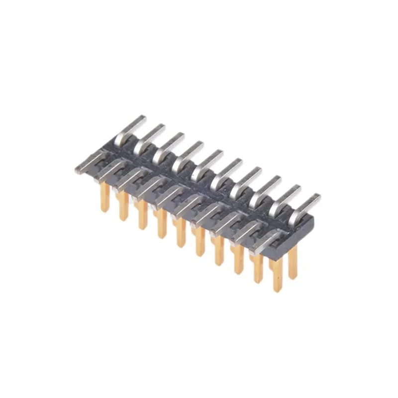 Samtec FTS Series Straight Surface Pin Header 20 Contacts 1.27 mm Pitch 2 Row Unshrouded FTS-110-01-L-DV