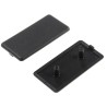 RS PRO Black Glass Filled Reinforced Nylon Polyamide End Cap 30 x 60 mm Strut Profile 6 mm Groove 767-5516