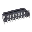 ERNI SMC Series Straight Surface PCB Header, 26 Contacts, 1.27 mm Pitch, 2 Row, Shrouded 244837 / 244837-E