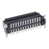 ERNI SMC Series Straight Surface PCB Header, 26 Contacts, 1.27 mm Pitch, 2 Row, Shrouded 244837 / 244837-E