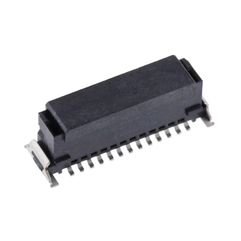 ERNI SMC Series Straight Surface PCB Header, 26 Contacts, 1.27 mm Pitch, 2 Row, Shrouded 244837 / 244837-E