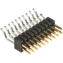 Samtec FTSH Series Right Angle Surface Pin Header 50 Contacts 1.27 mm Pitch 2 Row Unshrouded FTSH-125-01-L-DH
