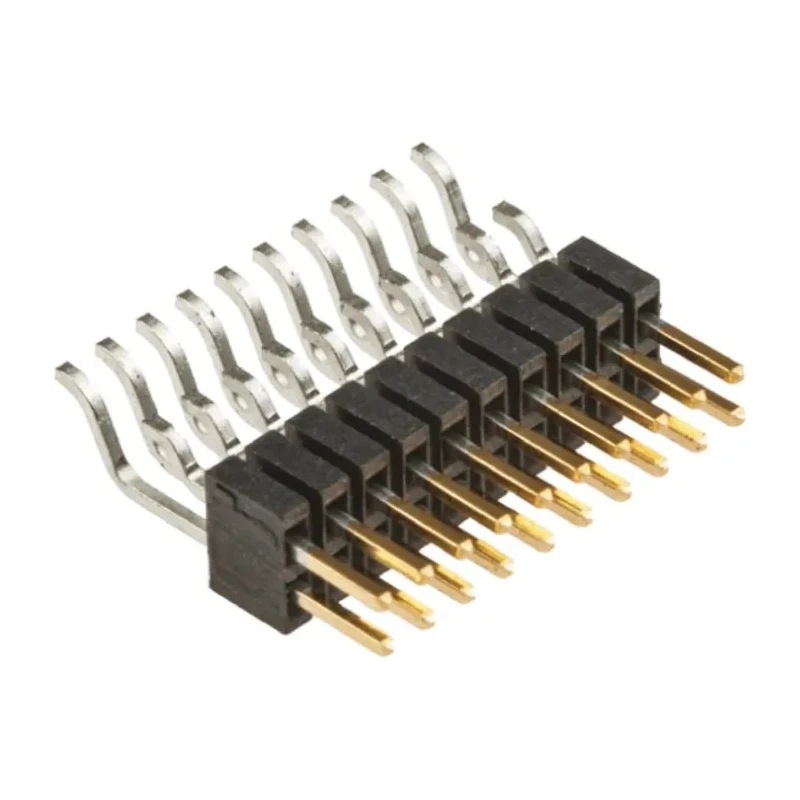 Samtec FTSH Series Right Angle Surface Pin Header 50 Contacts 1.27 mm Pitch 2 Row Unshrouded FTSH-125-01-L-DH