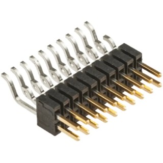 Samtec Right Angle Surface Pin Header 40 Contacts 1.27 mm Pitch 2 Row Unshrouded FTSH-120-01-L-DH