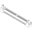Samtec HSEC8-DV Series Straight Edge Connector Female, Surface Mount, 120-Contacts, 0.8 mm Pitch, 2 Row HSEC8-DV