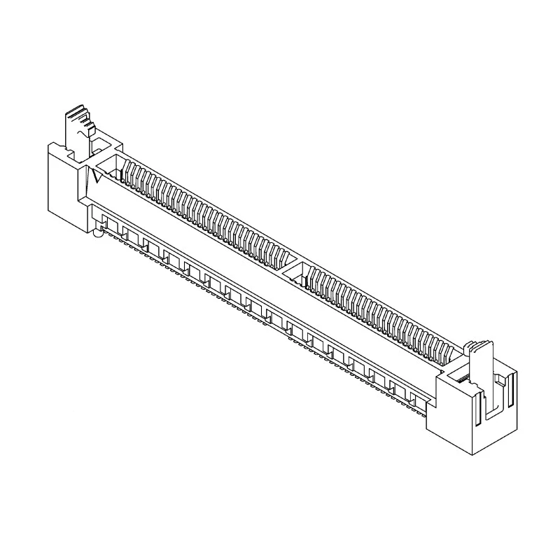 Samtec HSEC8-DV Series Straight Edge Connector Female, Surface Mount, 120-Contacts, 0.8 mm Pitch, 2 Row HSEC8-DV