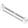 Samtec HSEC8-DV Series Straight Edge Connector Female, Surface Mount, 120-Contacts, 0.8 mm Pitch, 2 Row HSEC8-DV