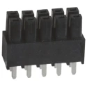 Samtec IPS1 Series Straight Through Hole PCB Socket, 10-Contact, 2 Row, 2.54 mm Pitch, 777V, 12A 