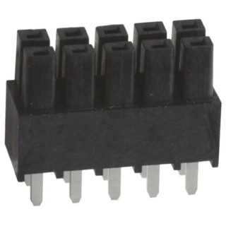 Samtec IPS1 Series Straight Through Hole PCB Socket, 10-Contact, 2 Row, 2.54 mm Pitch, 777V, 12A 