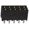 Samtec IPT1 Series Shrouded Straight Through Hole PCB Header 10 Contacts 2.54 mm Pitch 2 Row 550, 777V 