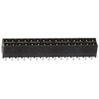 Samtec IPT1 Series Straight Through Hole Shrouded PCB Header 30 Contacts 2.54 mm Pitch 2 Row