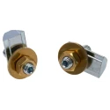 RS PRO Earthing Terminal, 8 mm GrooveSlot, Compatible with 8 mm Strut Profile, 25 mm Length 767-5812