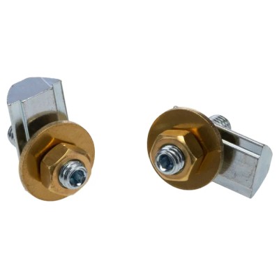RS PRO Earthing Terminal, 8 mm GrooveSlot, Compatible with 8 mm Strut Profile, 25 mm Length 767-5812