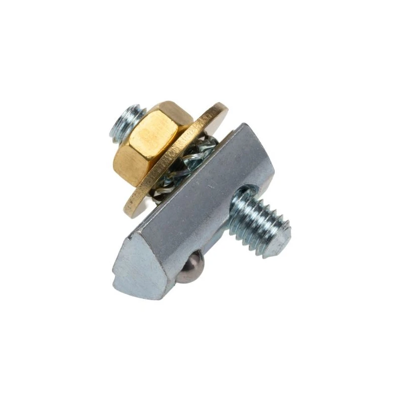 RS PRO Earthing Terminal, 8 mm GrooveSlot, Compatible with 8 mm Strut Profile, 25 mm Length 767-5812