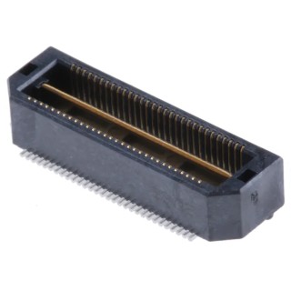 Samtec QTH Series Straight Surface PCB Header, 60 Contacts, 0.5 mm Pitch, 2 Row, Shrouded QTH-030-01-L-D-A