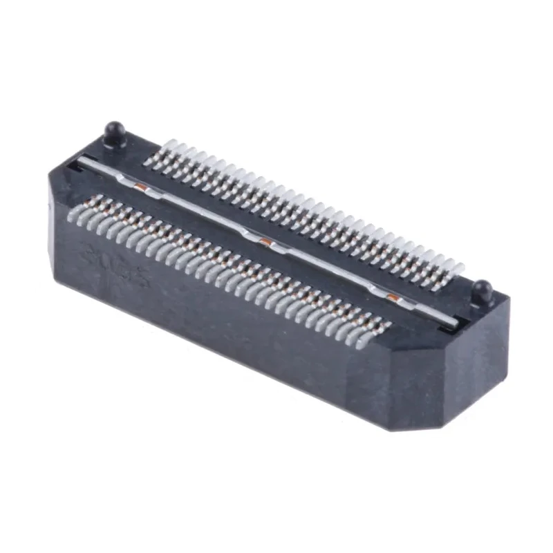 Samtec QTH Series Straight Surface PCB Header, 60 Contacts, 0.5 mm Pitch, 2 Row, Shrouded QTH-030-01-L-D-A