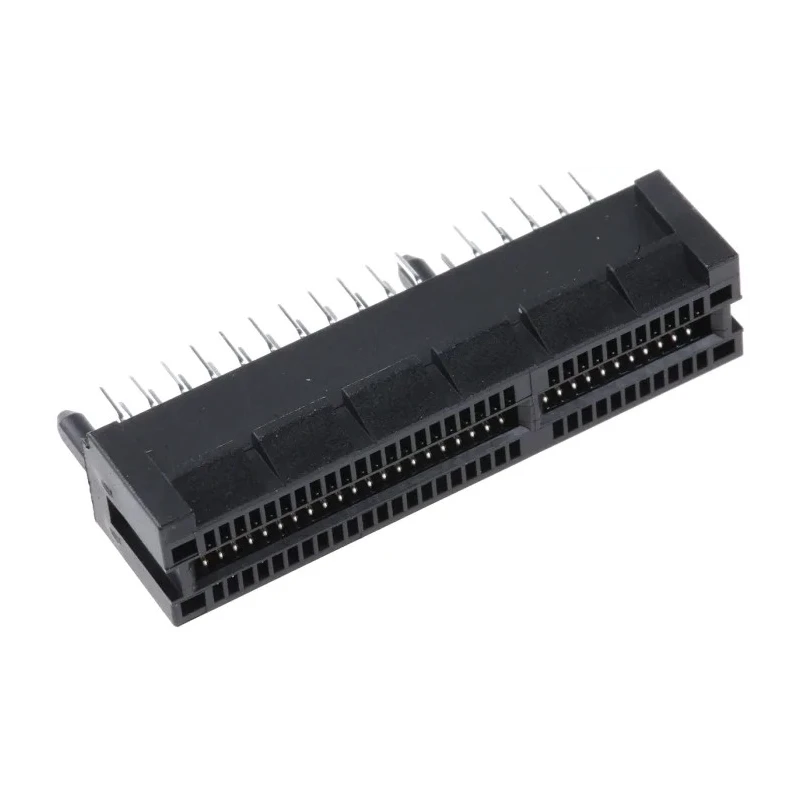 Samtec PCIe Series Straight Edge Connector Female, Through Hole, 64-Contacts, 1 mm Pitch, 2 Row, Solder PCIE-064-02-F-D-TH