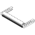 Samtec MB1 Series Straight Edge Connector Female, Surface Mount, 20 Contacts, 1 mm Pitch, 1 Row, Solder MB1-120-01-L-S-01-SL
