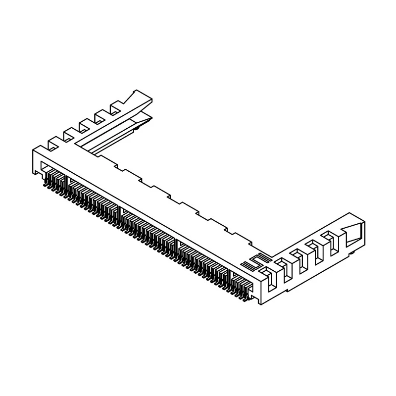 Samtec MB1 Series Straight Edge Connector Female, Surface Mount, 20 Contacts, 1 mm Pitch, 1 Row, Solder MB1-120-01-L-S-01-SL