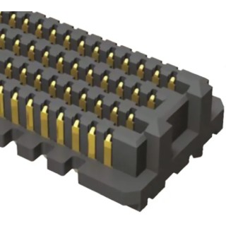 Samtec SEAM Series Straight Surface PCB Header, 400 Contacts, 1.27 mm Pitch, 10 Row, Shrouded SEAM-40-03.5-S-10-2-A-K-TR
