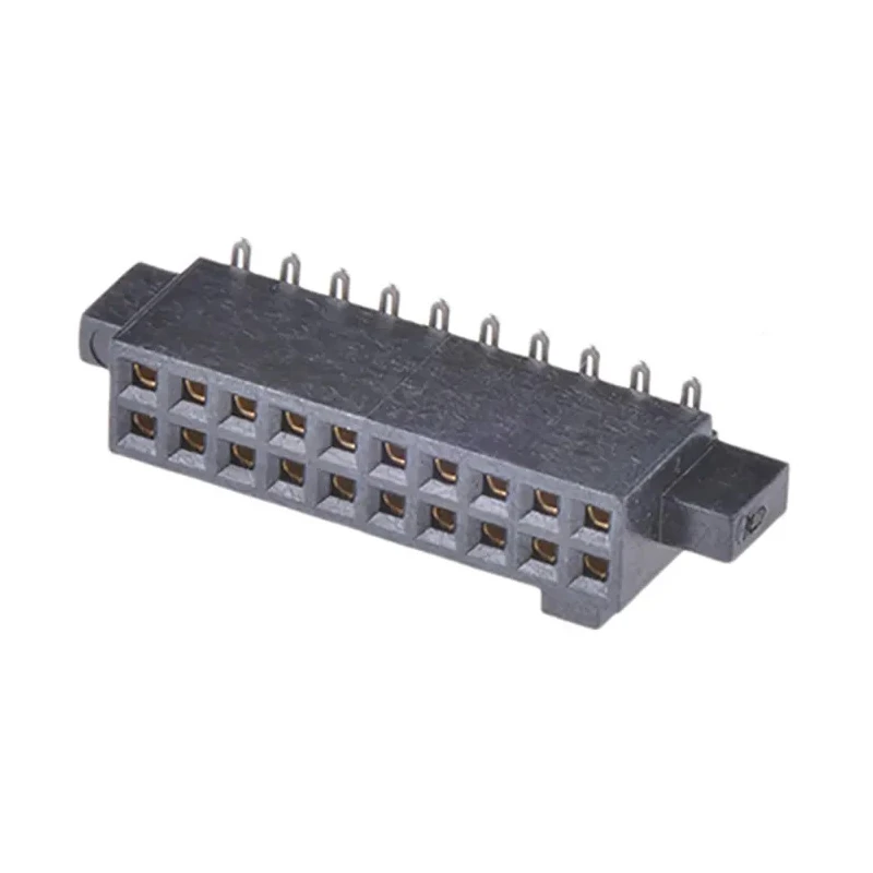 Samtec SFM Series Straight Surface PCB Socket, 20-Contact, 2 Row, 1.27 mm Pitch, 12A, 350V SFM-110-02-L-D