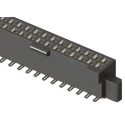 Samtec SFML Series Straight Surface PCB Socket 20-Contact 2 Row 1.27 mm Pitch Solder SFML-110-02-S-D