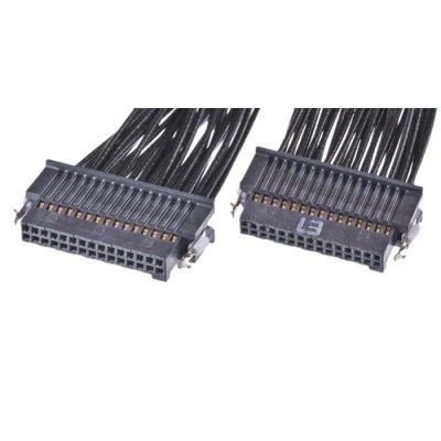 Samtec Wire to Board Cable Assembly 15 Way Female Tiger Eye SFSD to 30 Way Female Tiger Eye SFSD SFSD-15-28-H-10.00-DR-NDX