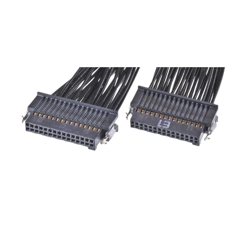 Samtec Wire to Board Cable Assembly 15 Way Female Tiger Eye SFSD to 30 Way Female Tiger Eye SFSD SFSD-15-28-H-10.00-DR-NDX