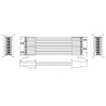 Samtec Wire to Board Cable Assembly 10 Way Female Tiger Eye SFSD to 20 Way Female Tiger Eye SFSD SFSD-10-28-H-05.00-DR-NUS