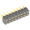 Samtec SLW Series Straight Through Hole PCB Socket 16-Contact 2 Row 2.54 mm Pitch Solder SLW-108-01-G-D