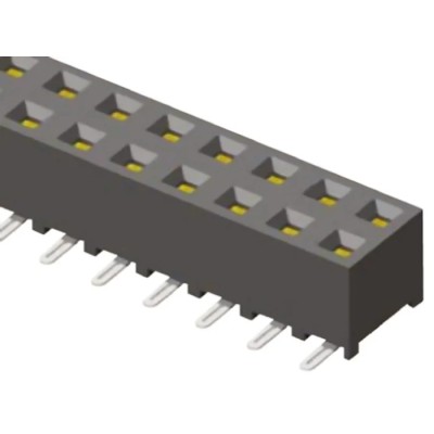 Samtec SMM Series Straight Surface PCB Socket 16-Contact 2 Row 2 mm Pitch Solder SMM-108-02-S-D