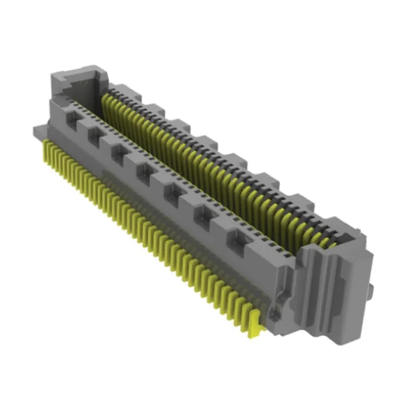 Samtec SS4 Series Straight Surface PCB Socket, 100-Contact, 2 Row, 0.4 mm Pitch, Solder Termination SS4-50-3.50-L-D-K-TR